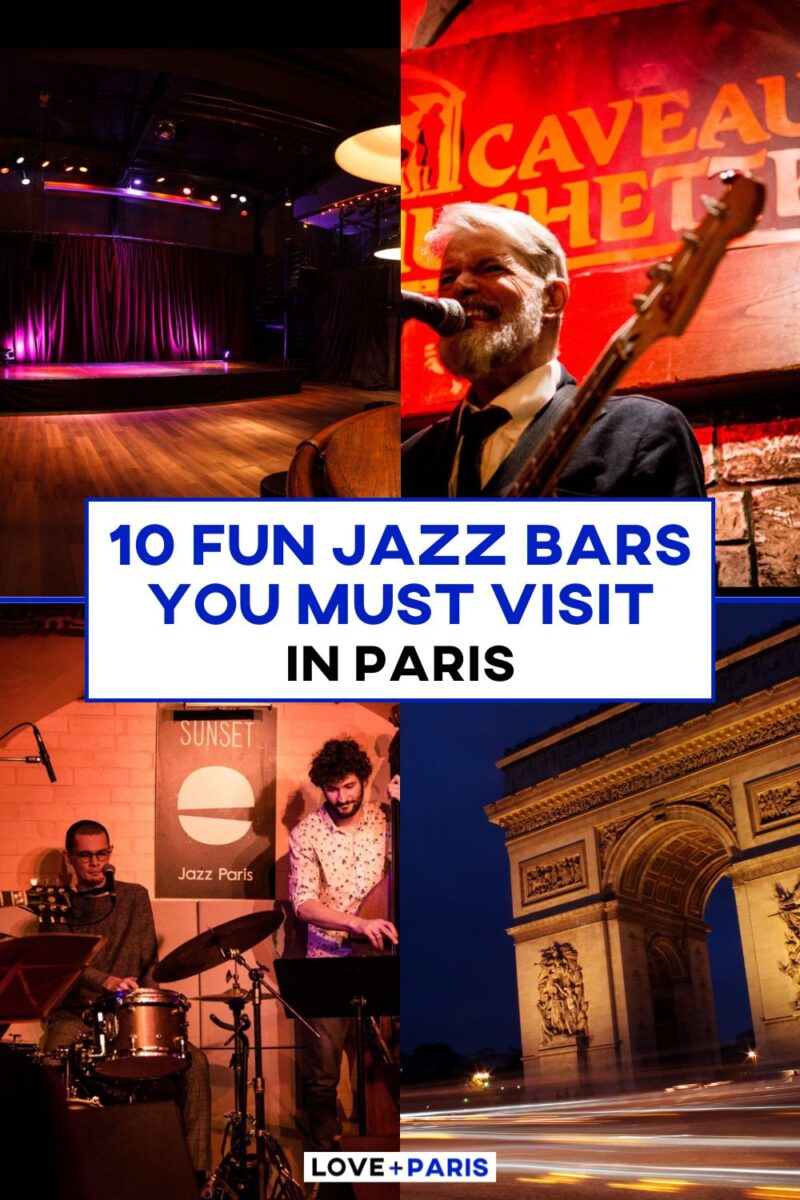 Flyer Paris Jazz All Stars – Tract Bilingue Papier Bleu, Jazzland Paris, Eddy Louis