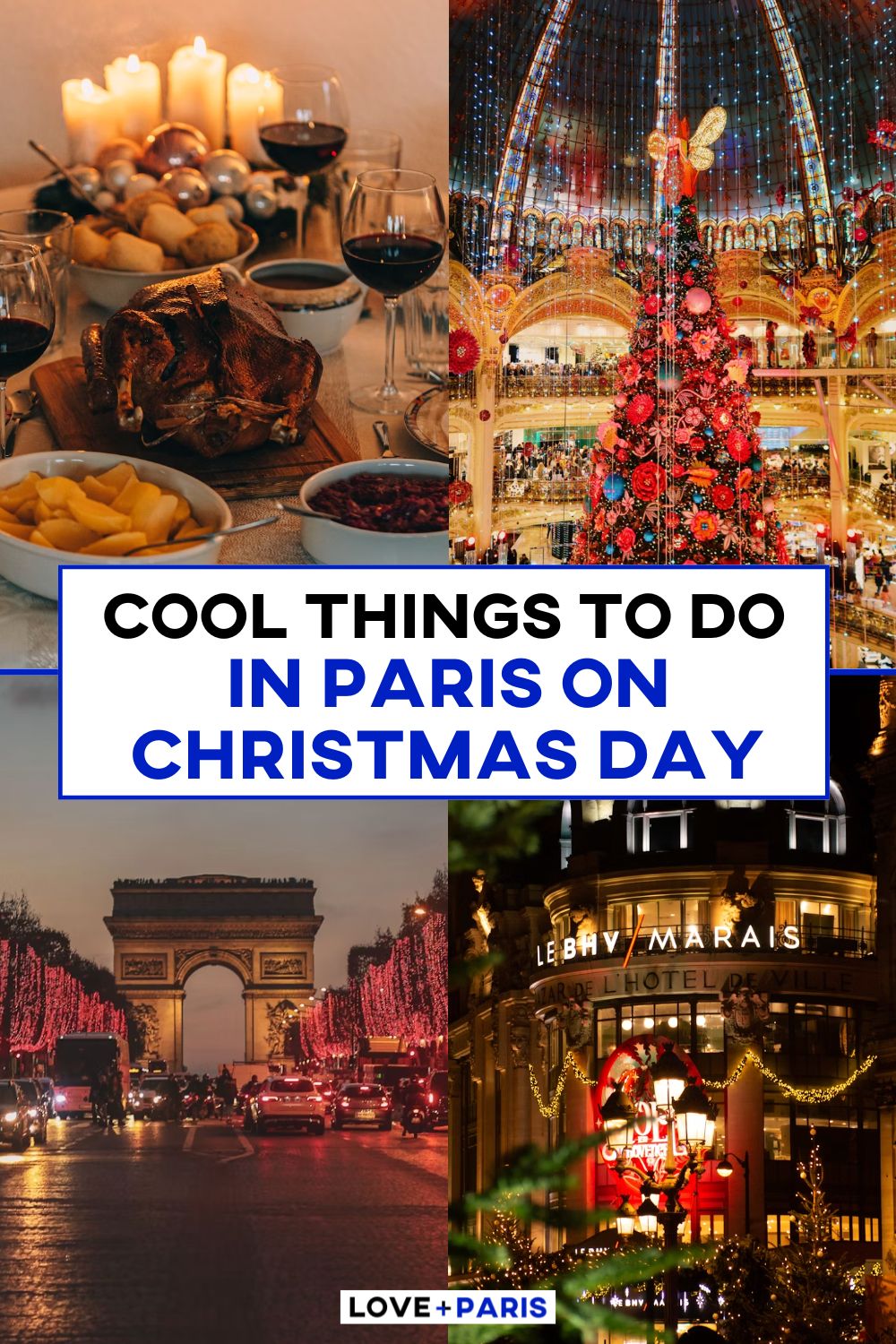 This is a Pinterest pin detailing Cool Things To Do in Paris on Christmas Day