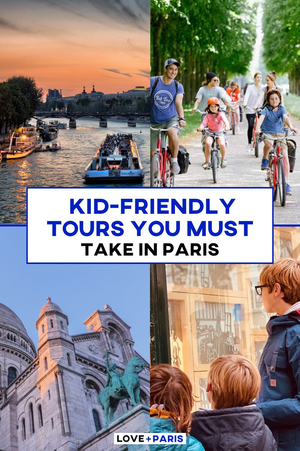 This is a Pinterest pin that details all the kid-friendly tours you must book in Paris.