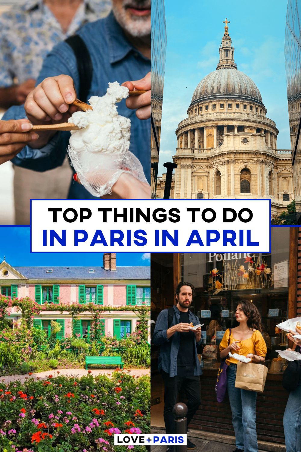 This is a Pinterest pin detailing Top Things To Do In Paris In April.