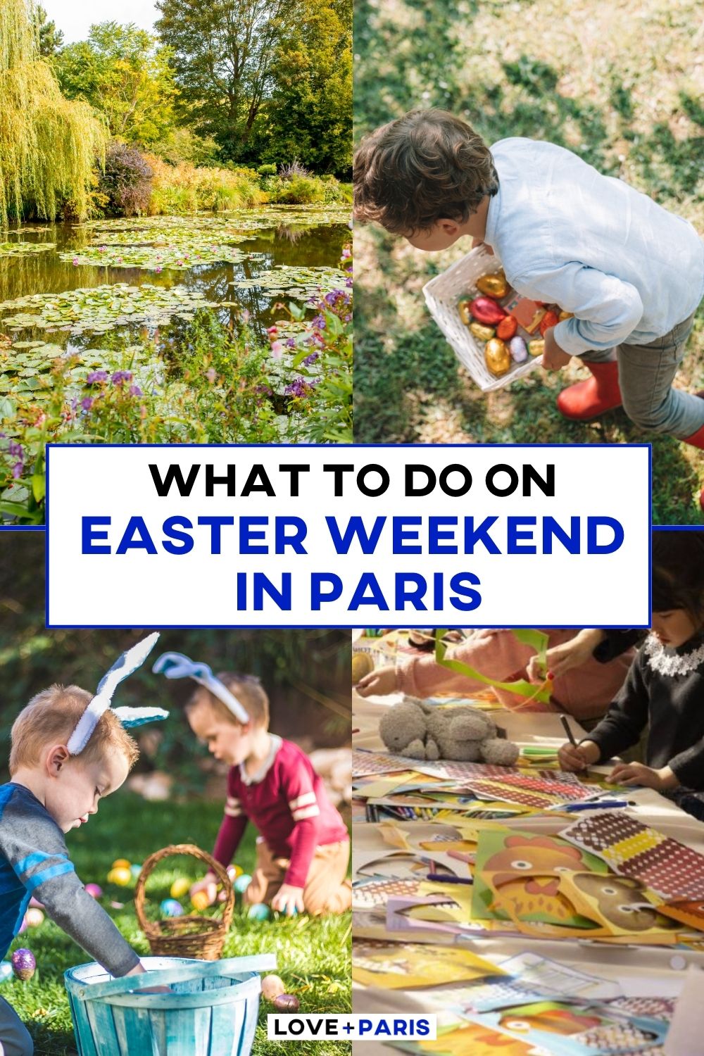 This is a Pinterest pin detailing What To Do On Easter Weekend in Paris